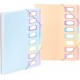 VIQUEL Trieur extensible Rainbow Pastel 21 x 29,7cm 8 positions le trieur en coloris aléatoire