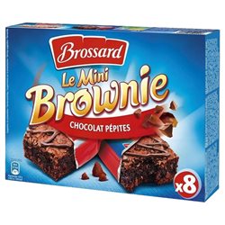 Brossard Mini Brownies Chocolat Pépites 240g (lot de 10 x 3 paquets)