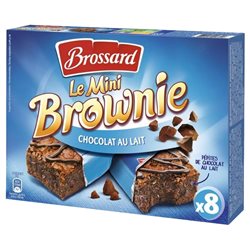Brossard Mini Brownies Chocolat Au Lait 240g (lot de 10 x 3 paquets)