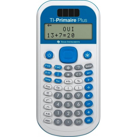 TI TEXAS INSTRUMENTS Calculatrice exerciseur TI-Primaire Plus TEXAS INSTRUMENTS la calculatrice