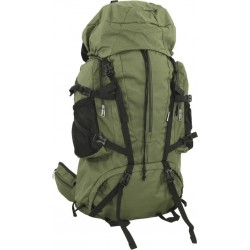 NC Sac À Dos De Randonnée Vert Armée 100L Tissu Oxford Vidaxl