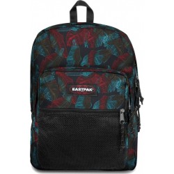 NC Sac À Dos Eastpak Synthétique Imprimé Feuille Rouge Et Bleu Ek060