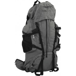 NC Sac À Dos De Randonnée Gris 80L Tissu Oxford Vidaxl