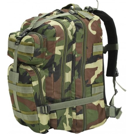 NC Sac À Dos En Style D'armée 50L Camouflage Vidaxl