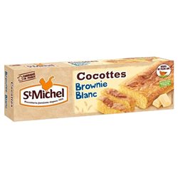 St Michel Cocottes Brownie Chocolat Blanc 240g (lot de 10 x 3 paquets)