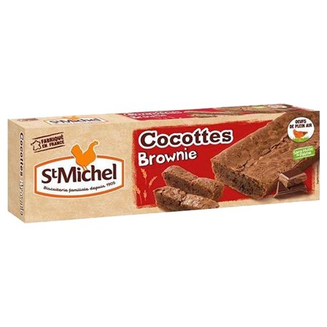 St Michel Cocottes Brownie Chocolat 240g (lot de 10 x 3 paquets)