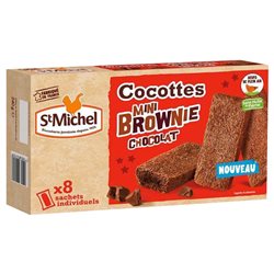 St Michel Mini Brownie Chocolat 240g (lot de 10 x 3 paquets)