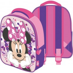 Disney Sac À Dos 3d Minnie Violet 26x32x10cm