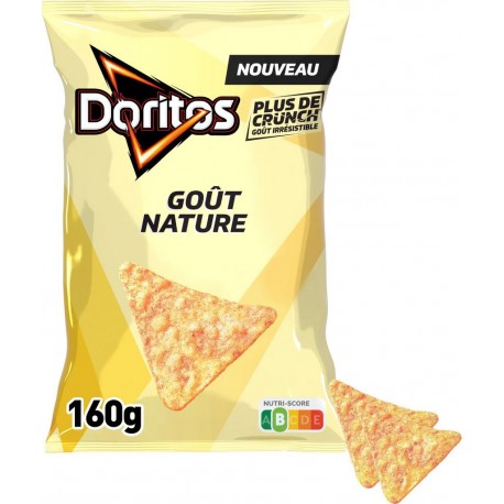 DORITOS Chips tortilla goût Nature 160g