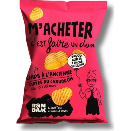 RAMDAM Chips croustillantes à l'ancienne 125g