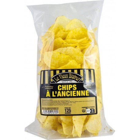 LE VIEUX BISTROT Chips artisanales à l'ancienne 200g