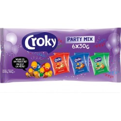 CROKY Chips partymix 6 sachets de 30g