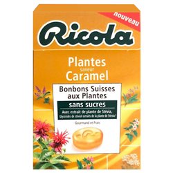Ricola Plantes Saveur Caramel (lot de 10 x 6 boîtes)