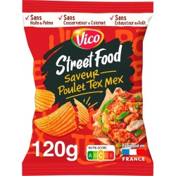 VICO Chips street food poulet tex mex 120g