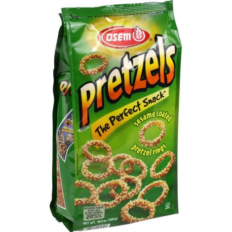 OSEM Biscuits apéritif Pretzels sésame casher 300g