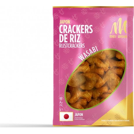 MEI ASIA Crackers de riz au wasabi 100g