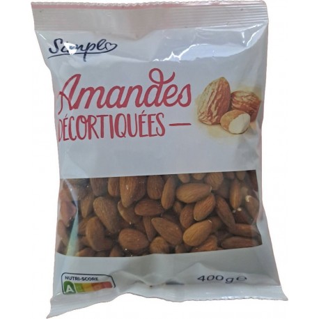 SIMPL Amandes décortiquées 400g