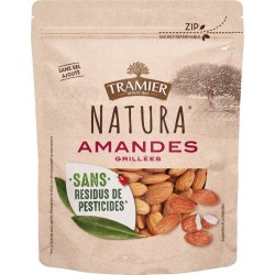 TRAMIER Fruits secs amandes grillées sans résidus de pesticides 175g