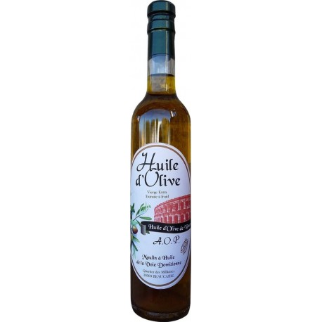 AOP Huile d'olive de Nîmes Moulin Nicolas ROBERT 0.5L