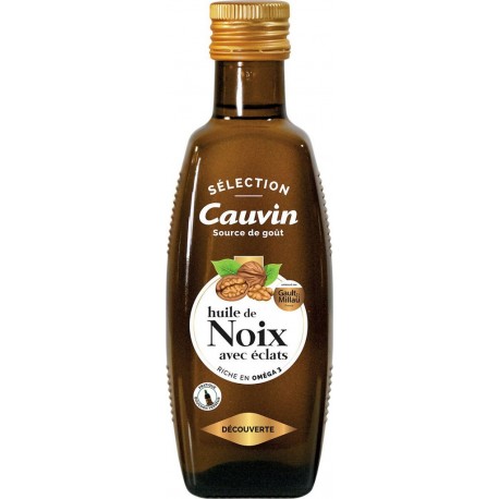 CAUVIN Huile de noix avec éclats 25cl