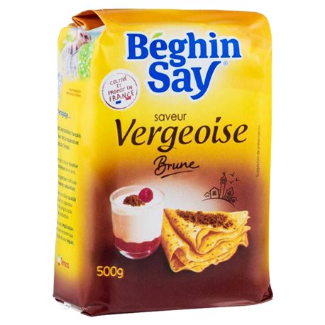 Béghin-Say Saveur Vergeoise Brune 500g (lot de 10 x 3 paquets)