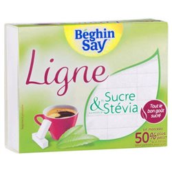 Béghin-Say Ligne Sucre Et Stevia 250g (lot de 10 x 3 paquets)