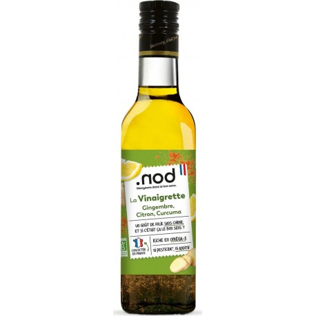 NOD Vinaigrette citron curcuma gingembre Bio . 250ml