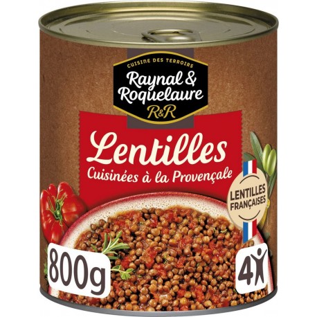 RAYNAL ET ROQUELAURE Lentilles à la Provençale 800g