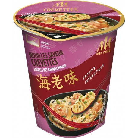 MEI ASIA Nouilles instantanées saveur crevette 65g