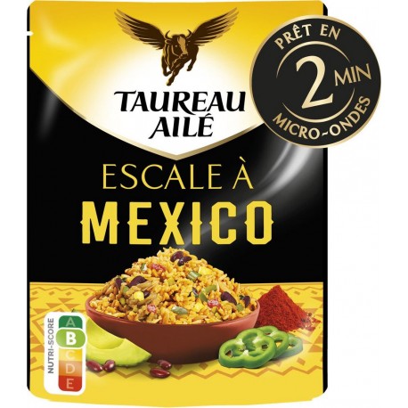 TAUREAU AILE Riz Micro-Ondes Basmati Escale À Mexico 220g