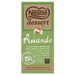 Nestlé Dessert Amande 180g (lot de 10 x 3 tablettess)