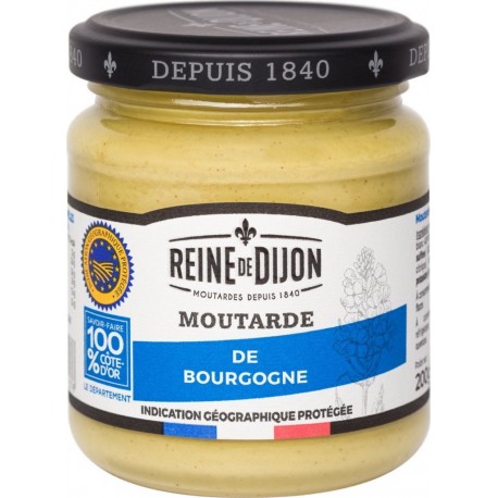 IGP REINE DE DIJON Moutarde de Bourgogne 200g