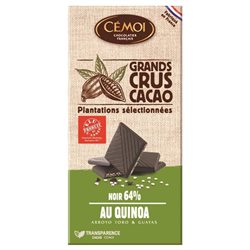 Cémoi Bio Noir Quinoa 100g (lot de 10 x 3 tablettess)