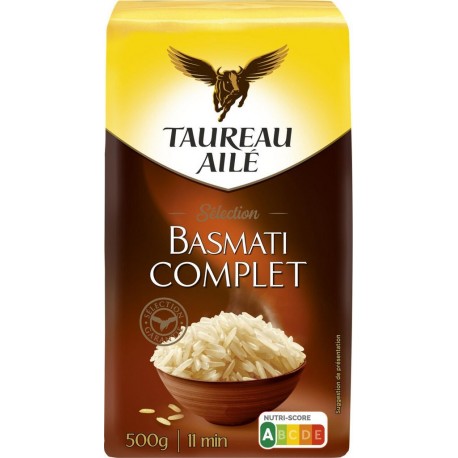 TAUREAU AILE Riz Basmati Complet 500g