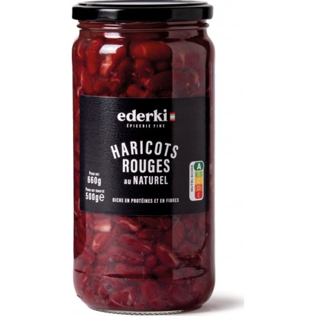 EDERKI Haricots rouges 500g net égoutté