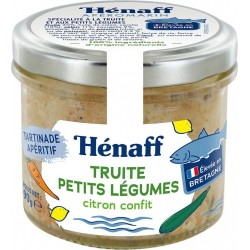 HENAFF Tartinable truite petits légumes citron 90g