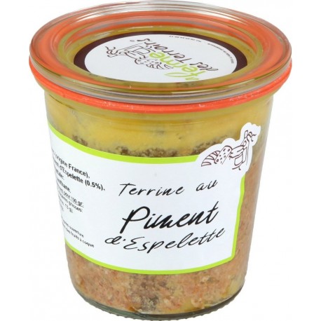 terrine Pâté au piment d'Espelette 180g