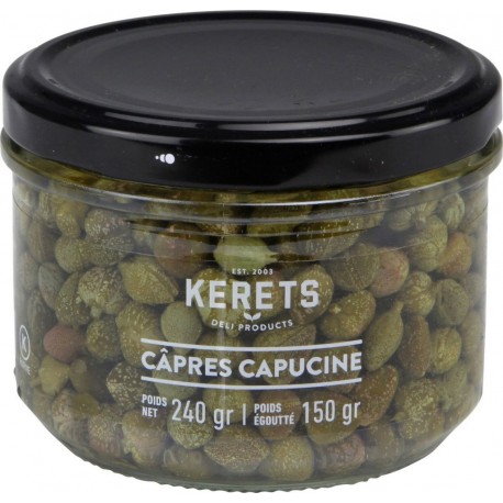 KERETS Câpres capucine 150g net égoutté