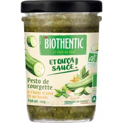 BIOTHENTIC Sauce pesto courgette Bio 200g