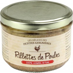 NC Rillettes de poules 100% volaille, à l'oie 200g