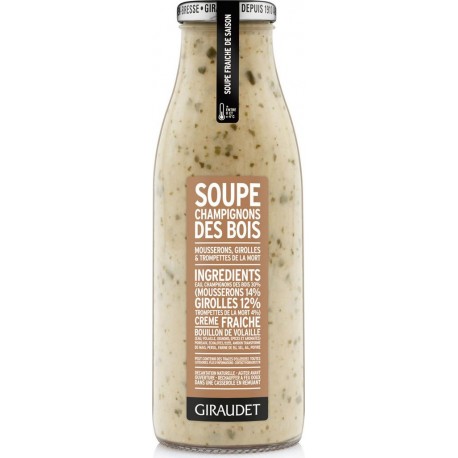 GIRAUDET Soupe champignons des bois 50cl