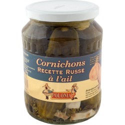 POLONIA Cornichons à l'ail 680g