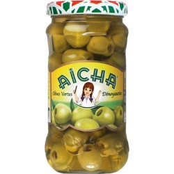 AICHA Olive verte dénoyauté 72 cl