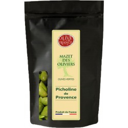 MAZET DES OLIVIERS Olives vertes picholine de Provence 120g