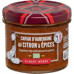 ALBERT MENES Caviar D'Aubergines Citron Et Épices Bio 100g