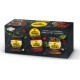 METS DE PROVENCE Coffret apéritif tapenade, tomates séchées & caviar d'aubergines le coffret de 3 pots de 90g