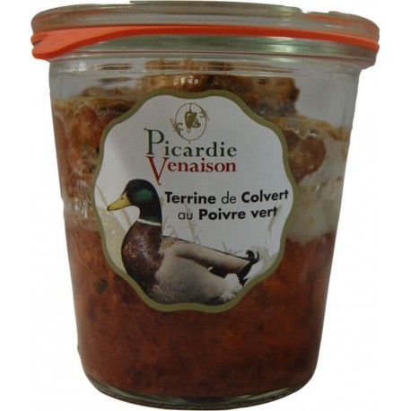 PICARDIE VENAISON Terrine de Colvert au Poivre vert 200g