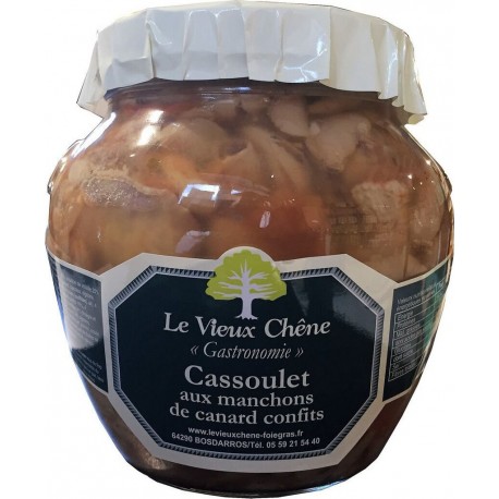 LE VIEUX CHENE Cassoulet aux manchons de canard confits 1,6Kg