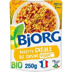 BJORG Plat cuisiné Riz créole 250g