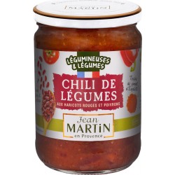 JEAN MARTIN Plat cuisiné chili de légumes 520g